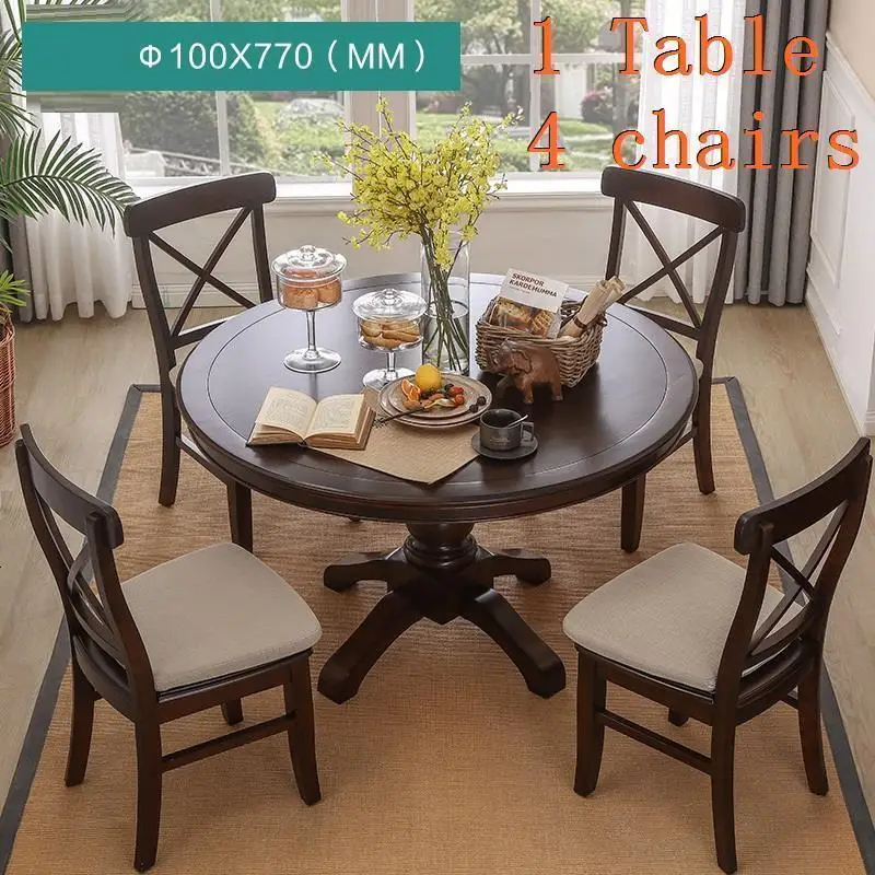 Version F Pliante Langer A Manger, современный стол Juego De Eettafel, деревянный круглый стол для кухни, стол для столовой - Цвет: Version F