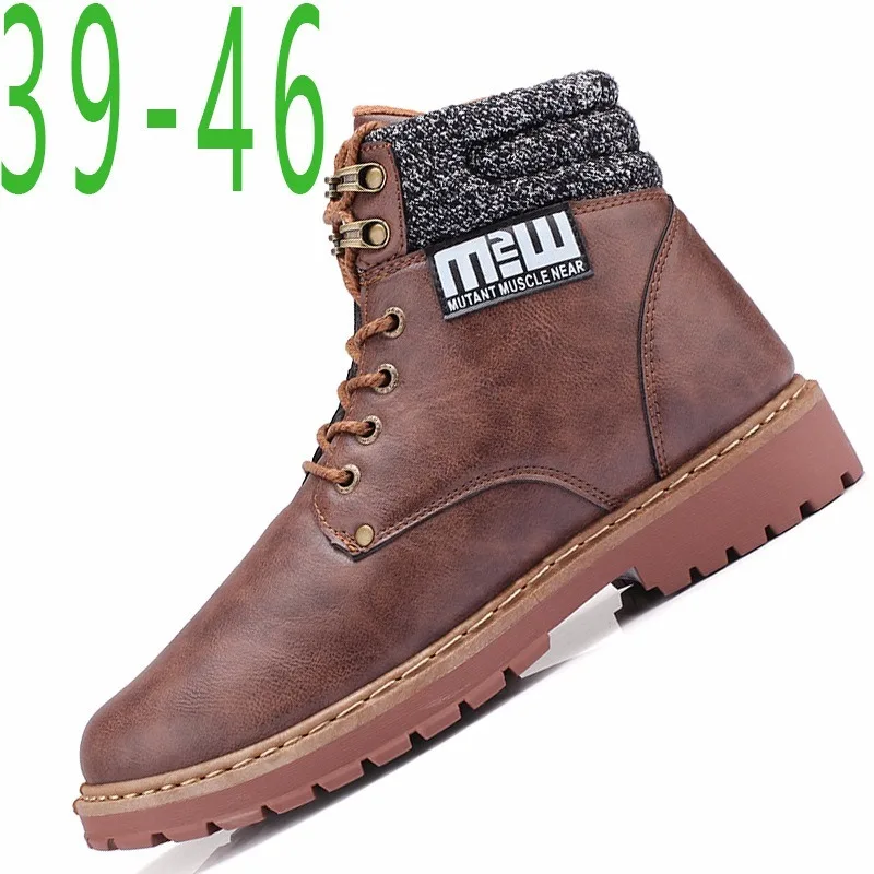 

Large Size Tooling Boots Men's High Spring and Autumn Martin Boots Casual Retro Help Men's Boots