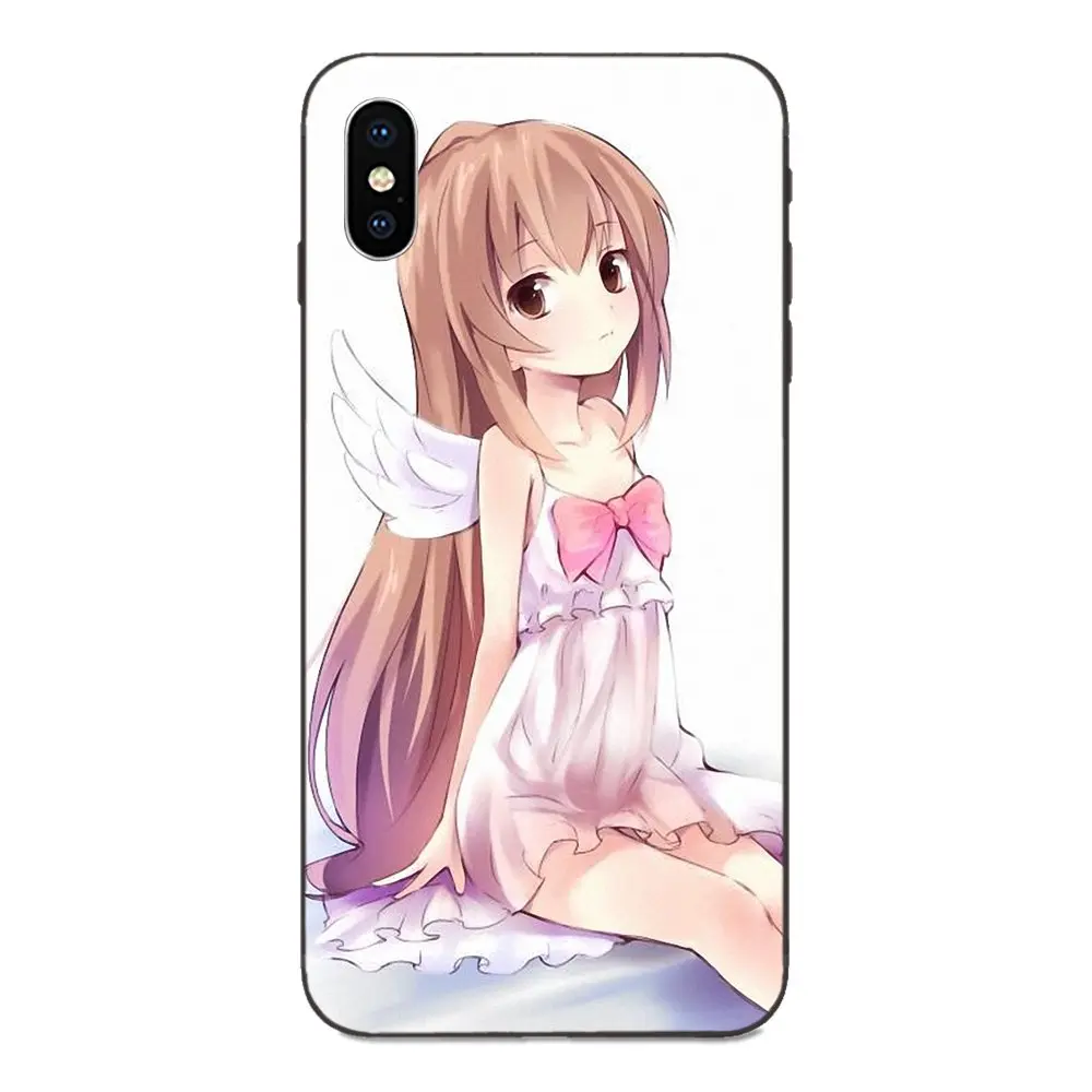 Мягкий Силиконовый ТПУ Черный Стильный чехол Toradora школьная форма айсаки тайки