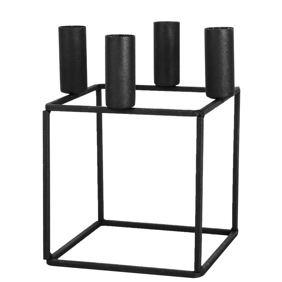 

Geometric Iron Metal Candle Holder Black Golden Living Room Decoration Decoracion Hogar Moderno Modern Candle Holder Metal Zt050