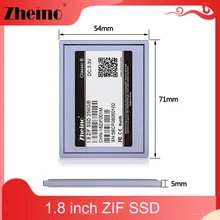 Zheino 1,8 ''ZIF удовлетворяющий стандартам ЕС/40 штифтов SSD 32 Гб 64 Гб 128 MLC SMI управления 5 мм твердотельный жесткий диск