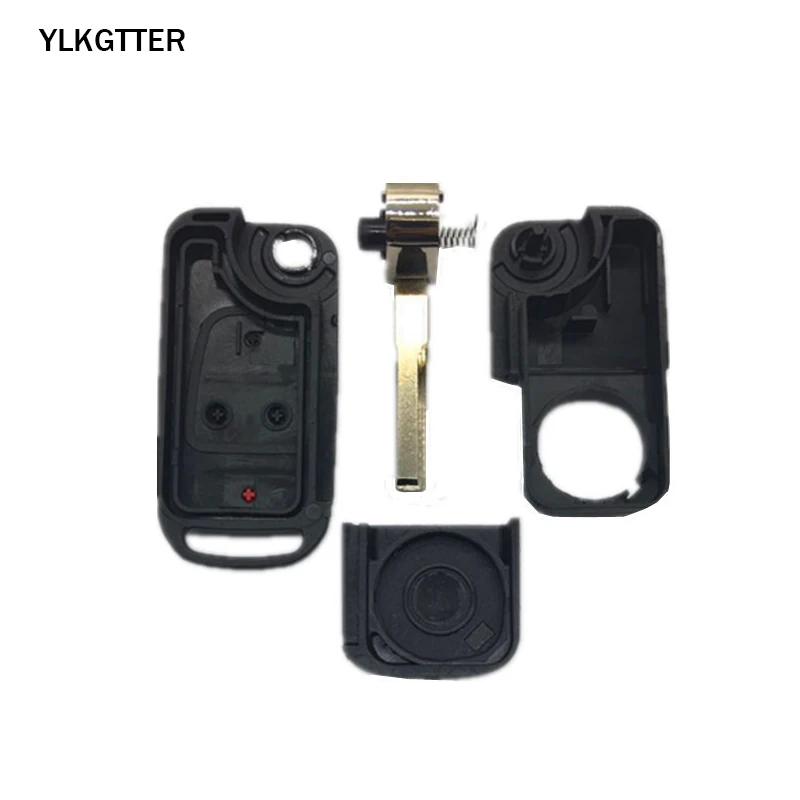 YLKGTTER смарт-ключи для Benz MB ML350 ML500 ML320 ML55 AMG ML430 Флип складной пульт дистанционного управления 3+ 1/4 кнопки Smart Auto корпус для автомобильного ключа