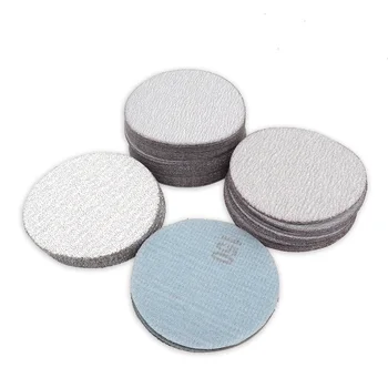

60pcs Abrasive Dry Sandpaper Pad Grinding Sanding Discs Flocking 60-1000 Grit