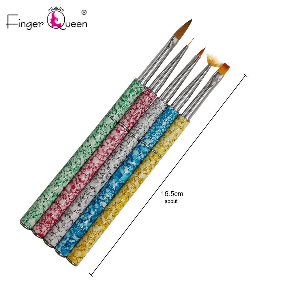 1 шт., кисть для ногтей с эффектом омбре, акриловая УФ-гель для наращивания ногтей, кисть для рисования со стразами, линия, лайнер, рисунок, ручка для рисования