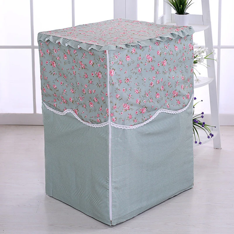 

Dust-proof Washing Machine Cover Floral Laundry 60*55*84cm Protector Pastoral Style Printed