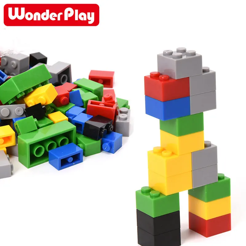 

Toy Blocks City Building Sets 330 pcs Creative Bricks Bulk Compatible With LegoINGs Educational Kids Colorful Toys For Children