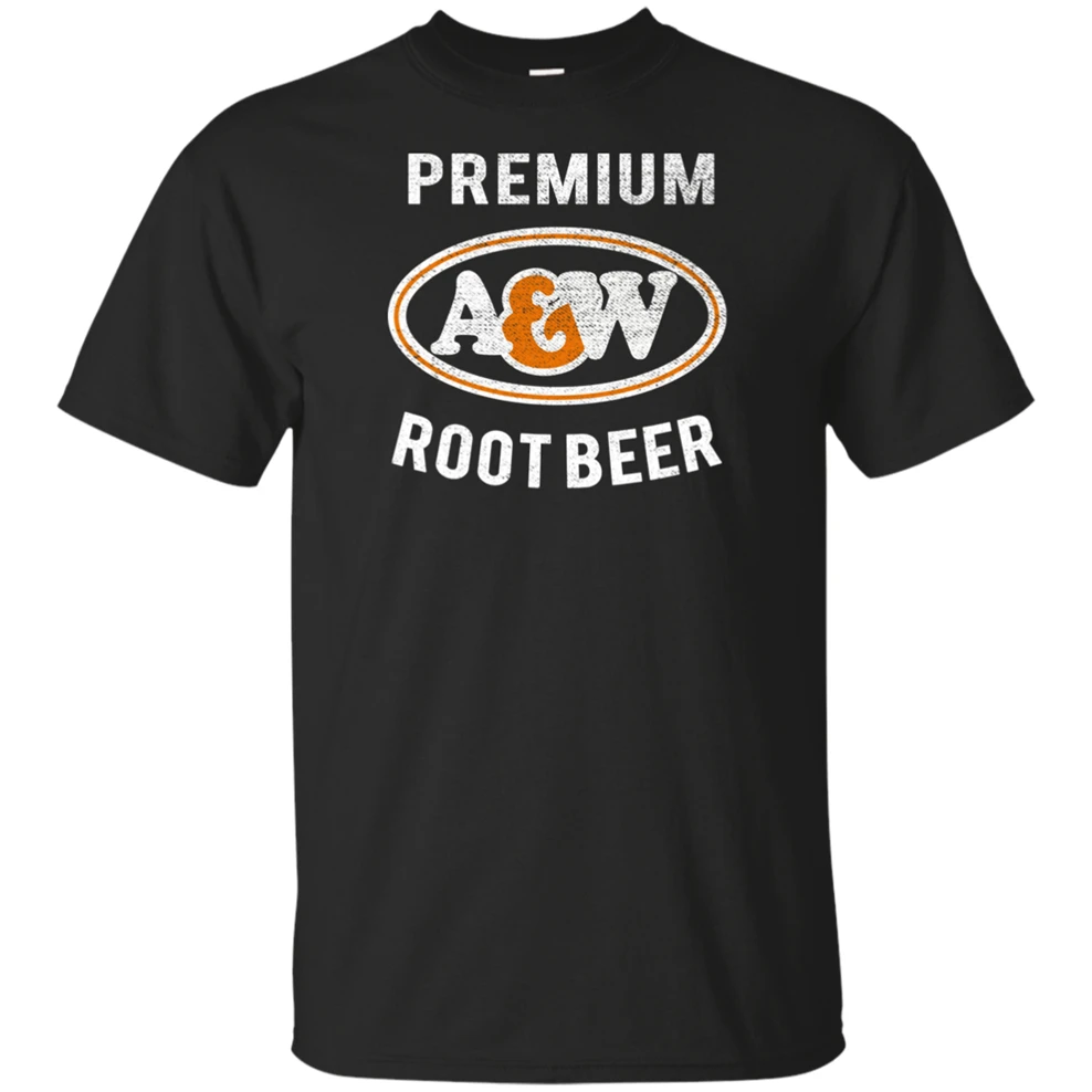 A & W Root Beer футболка с логотипом классический вид стильная S 2Xl хлопковая на заказ| |
