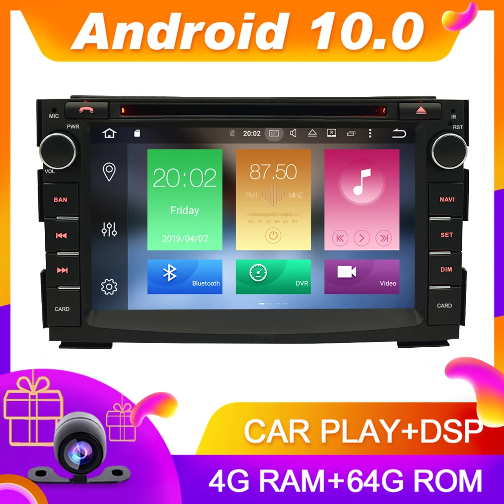 Android 9 0 автомобильный DVD плеер GPS ГЛОНАСС навигация Мультимедиа для Kia Ceed 2010 2011 2012