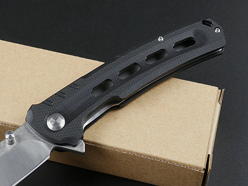 Складной нож KESIWO Карманные охотничьи ножи для кемпинга флиппер утилита D2 blade G10