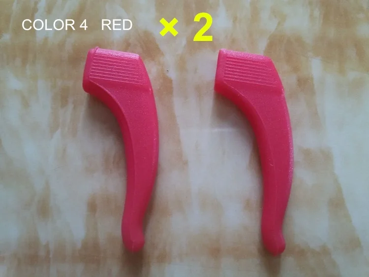 COLOR 4 SWOKENCE, 2 пара/лот, противоскользящие силиконовые ушные крючки, высокое качество, очки для очков, дужки, аксессуары, держатель для очков, мягкий, G108 - Цвет: COLOR 4