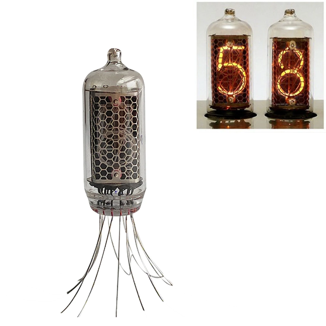DIY Electronic Vacuum Tube IN 8 2 Glow Tube For Glow Tube Clock Base For Children Kids
