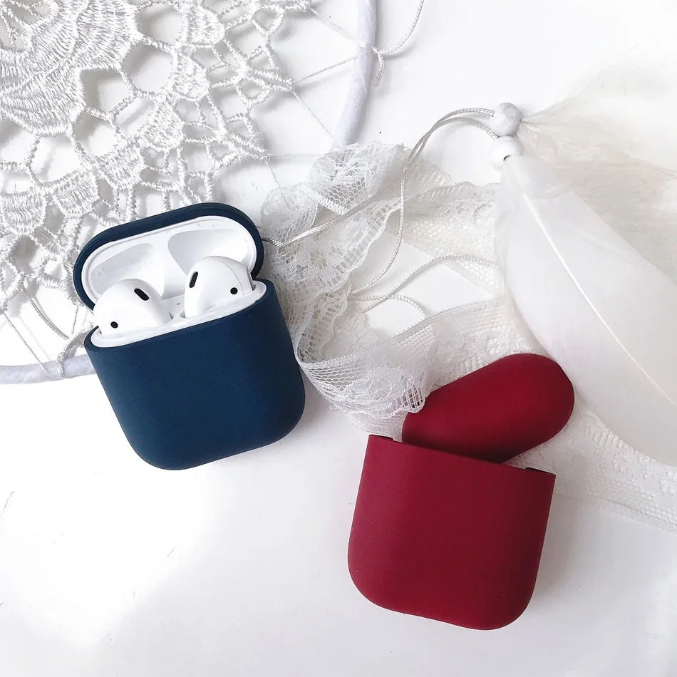 Для AirPods чехол Bluetooth беспроводные наушники для Apple Airpods 2 1 силиконовый защитный