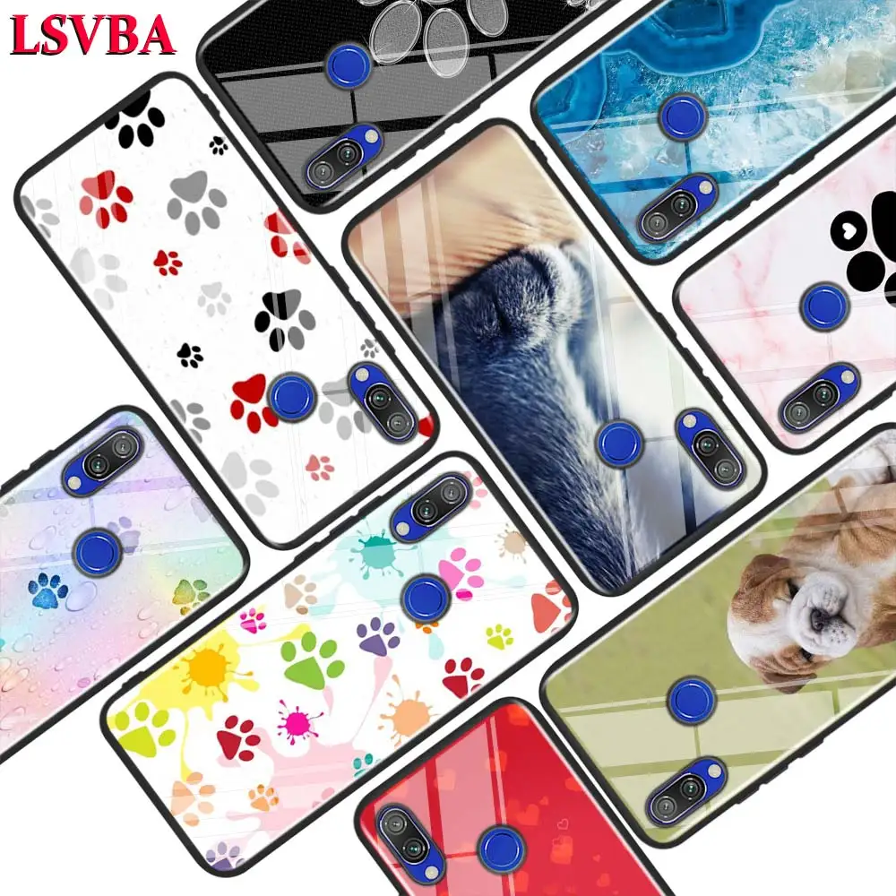 

Cute Dog Paw for Xiaomi Redmi Note 7 6 5 4X 4 K20 Pro for Redmi 7A 7 6A 6 S2 5 5A Plus Super Bright Glossy Phone Case
