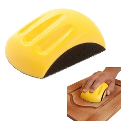 Bloco de lixamento de fashionhand para ferramentas abrasivas da almofada de polimento da mão da lixa do gancho & do laço