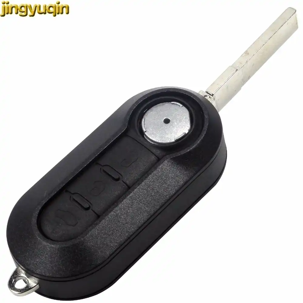3 Buttons Flip Remote Key Case Shell Cover For FIAT 500 Panda Keyless Car Alarm