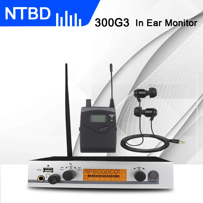 NTBD в ухо монитор Беспроводная система EW300G3 IEM одиночное контролирующее устройство передатчика профессиональное для сцены
