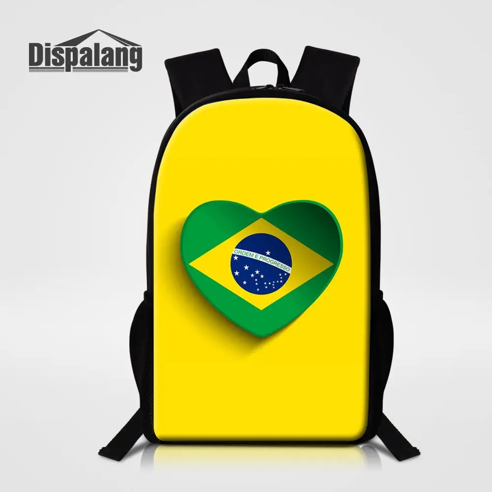 Backpack13 Бразильский рюкзак с черепом для мальчиков, крутые школьные сумки для любителей футбола, мужская сумка для книг, дорожная сумка на плечо, Детский рюкзак на заказ - Цвет: Backpack13
