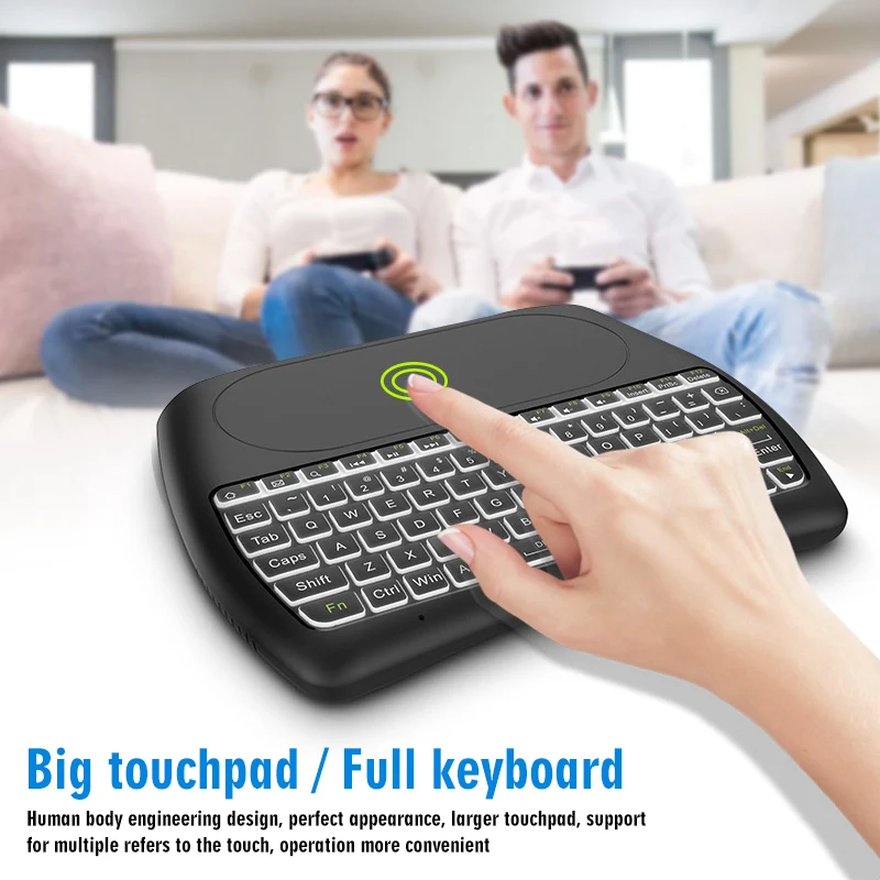 Новая Мини-Клавиатура Fly mouse 2,4 ГГц Беспроводная клавиатура Air mouse как пульт дистанционного управления для Android Smart tv BOX ноутбука ПК