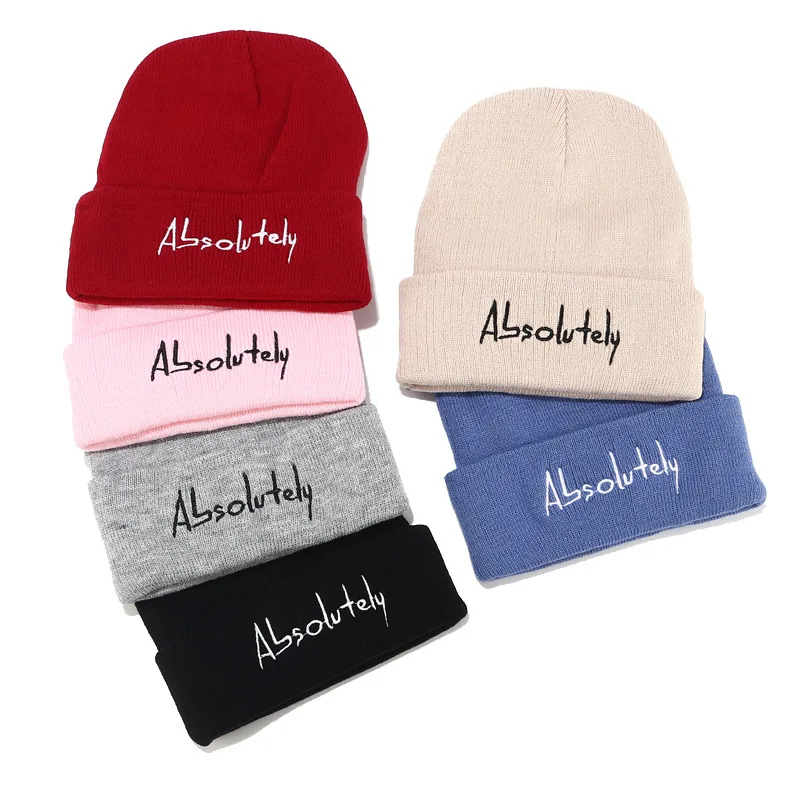 Women Autumn Winter Hats Letter Multipurpose Scarf Beanies Cap New Fashion Unisex Skullies Men Beanies