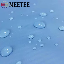 Meetee 100X150 см 190 т ПВХ водонепроницаемый ПУ ткань DIY фартук рукава Pet плащ Одежда швейная ткань зонтик DIY аксессуары FA012