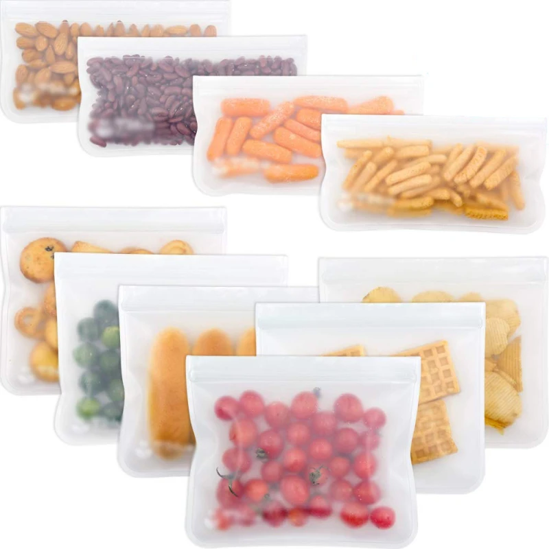 

Leak Proof Zip Lock Bags Reusable Freezing Sandwich/Bread/Snack/Fruit Food Storage Bag Kitchen Refrigerated Storage Containers