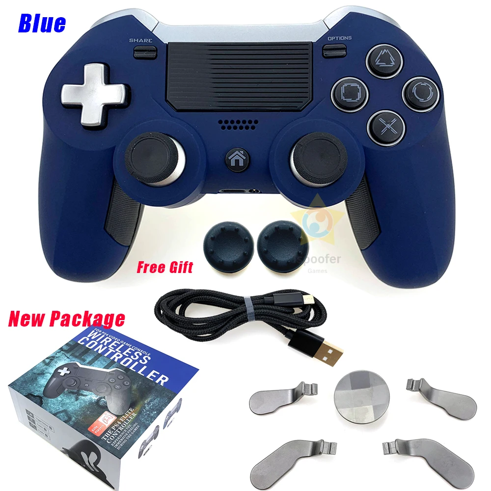 Новый 2 4G беспроводной для PS4 Геймпад двойной вибрации Elite игровой контроллер