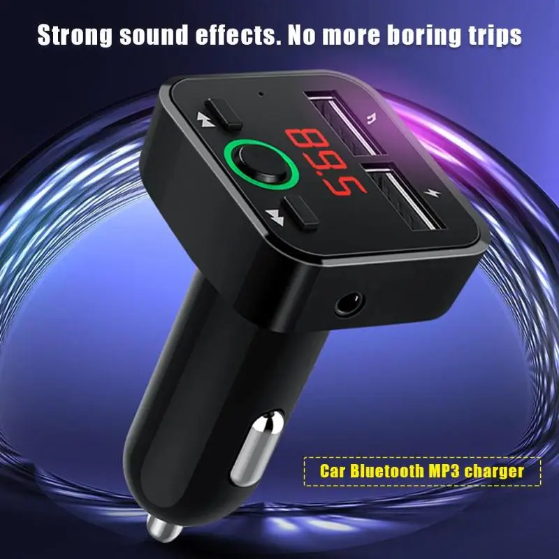 A15 Bluetooth автомобильный комплект fm-передатчик беспроводной модулятор Громкая связь автомобильный аккумулятор напряжение дисплей MP3 плеер USB Автомобильное зарядное устройство