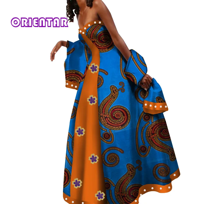 Африканские платья для женщин Африканский батик восковый принт сексуальное