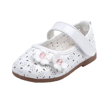 

Summer Toddler Baby Girls Breathable Anti-Slip Hollow Flower Decoration Sandals Soft Soled First Walkers Baby Casual Shoes New