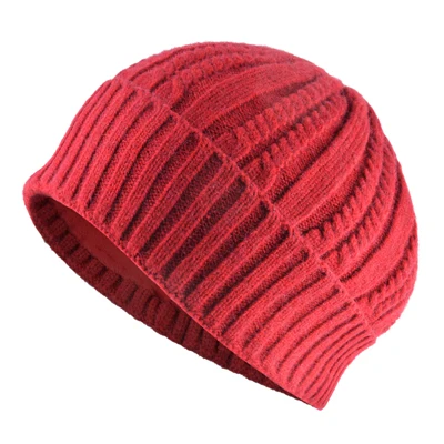 TQMSMY Новая мода Skullcap женский зимний теплый шерстяной вязаный бини мужской унисекс, однотонный вязаные Skullies Beanie шапка для мальчиков и девочек TMB06 - Цвет: Red