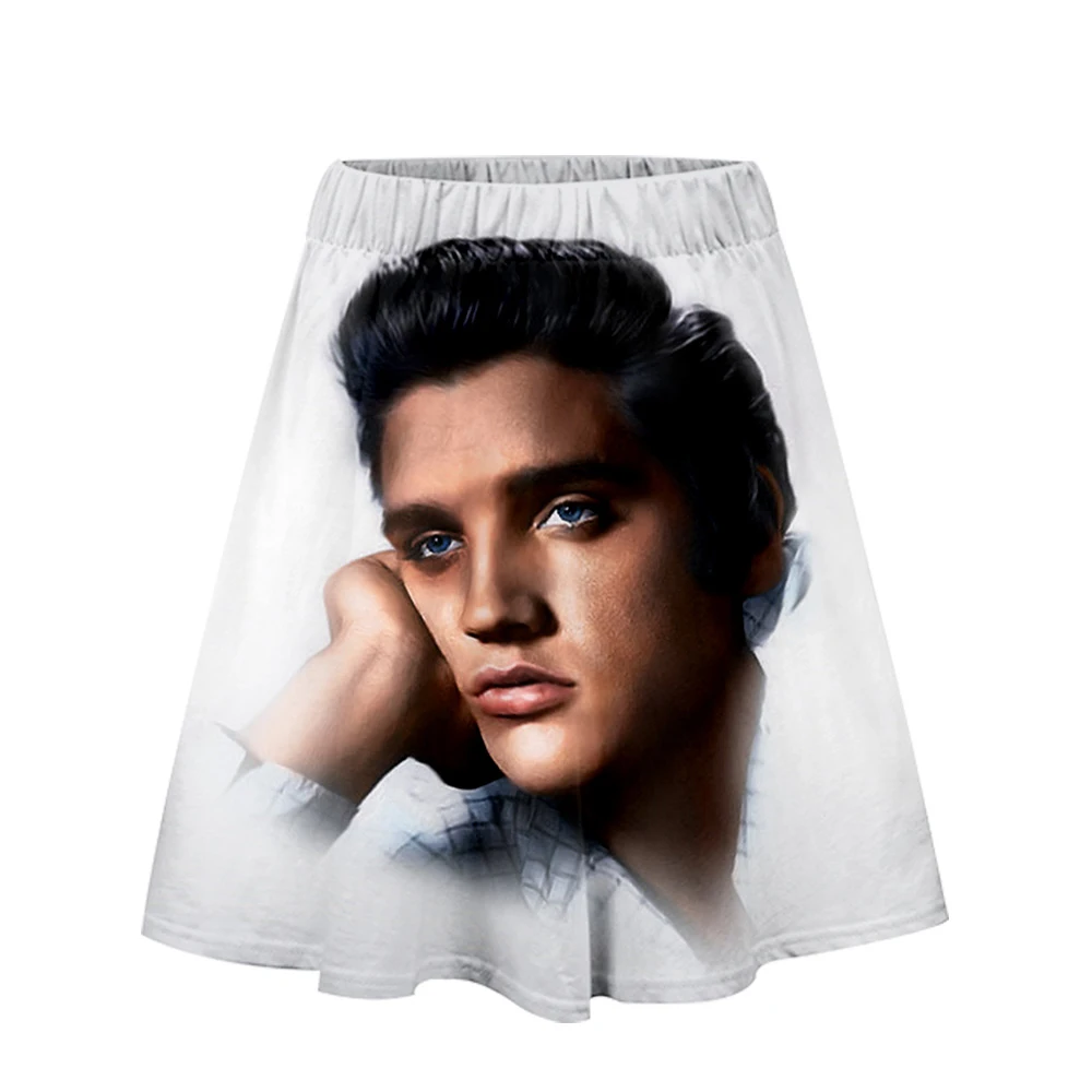 Elvis Presley юбка Harajuku Повседневная стиль Harajuku Pop Elvis Presley юбки новые сексуальные Kpops Женские повседневные Горячая Распродажа юбки