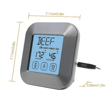 

2020 New Cooking Thermometer with 3 WATERPROOF Stainless Steel Temperature Probes