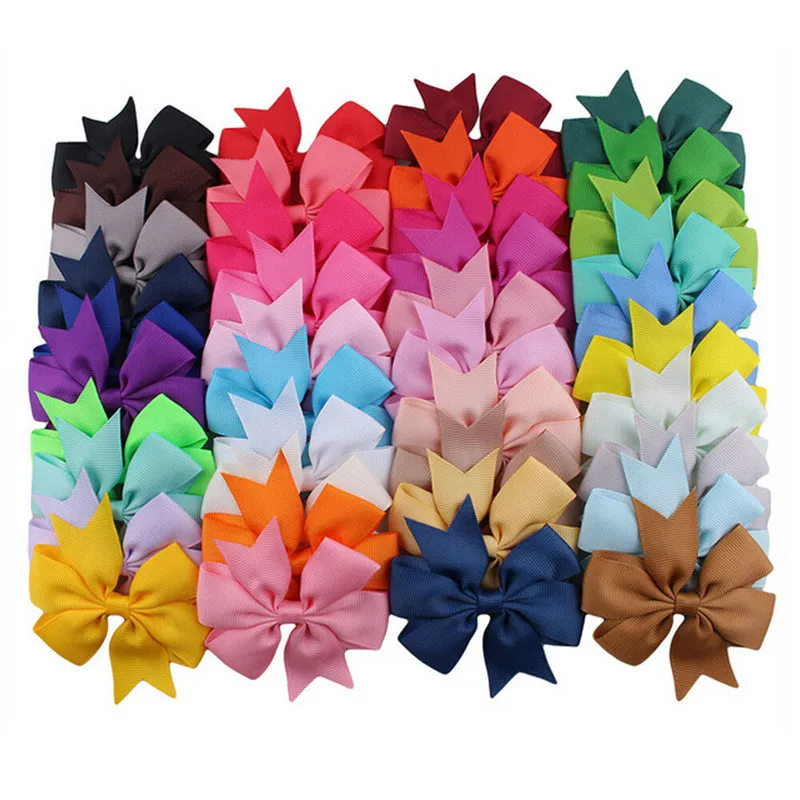 B3 40pcs PUDCOCO Милая 20/40 шт. в партии, для маленьких девочек s большие заколки для волос заколки-Аллигаторы для волос-для маленьких девочек смесь цветов Головные уборы заколки подарочный набор - Цвет: B3 40pcs