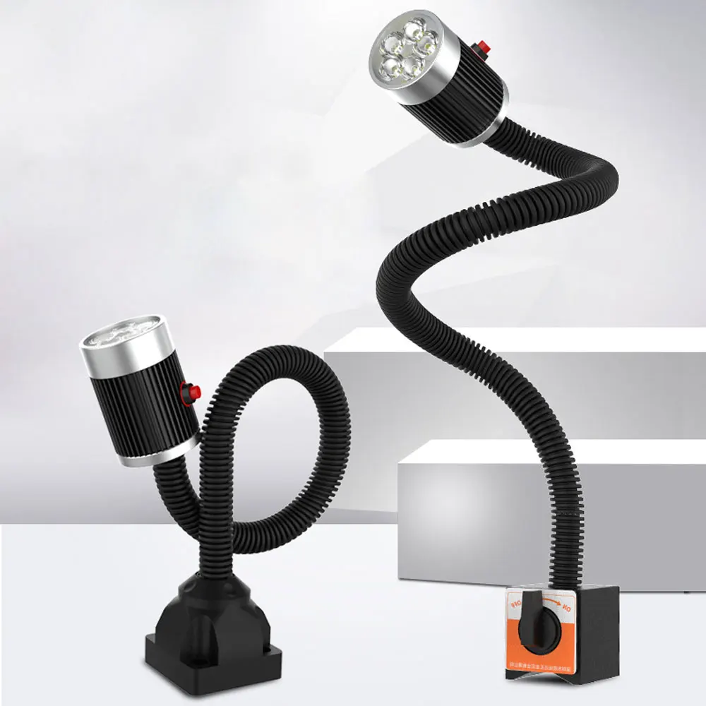 High Quality LED Machine Tool Lamp 24V 220V Magnetic/Screw Mouth Super Bright Lathe Work Lighting Industrial Table | Освещение