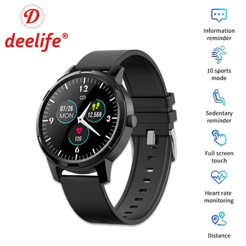 

Deelife Smart Watch Men Waterproof Smartwatch Women Men's Fitness Tracker Sports Watches Bracelet 2020 For Android iOS