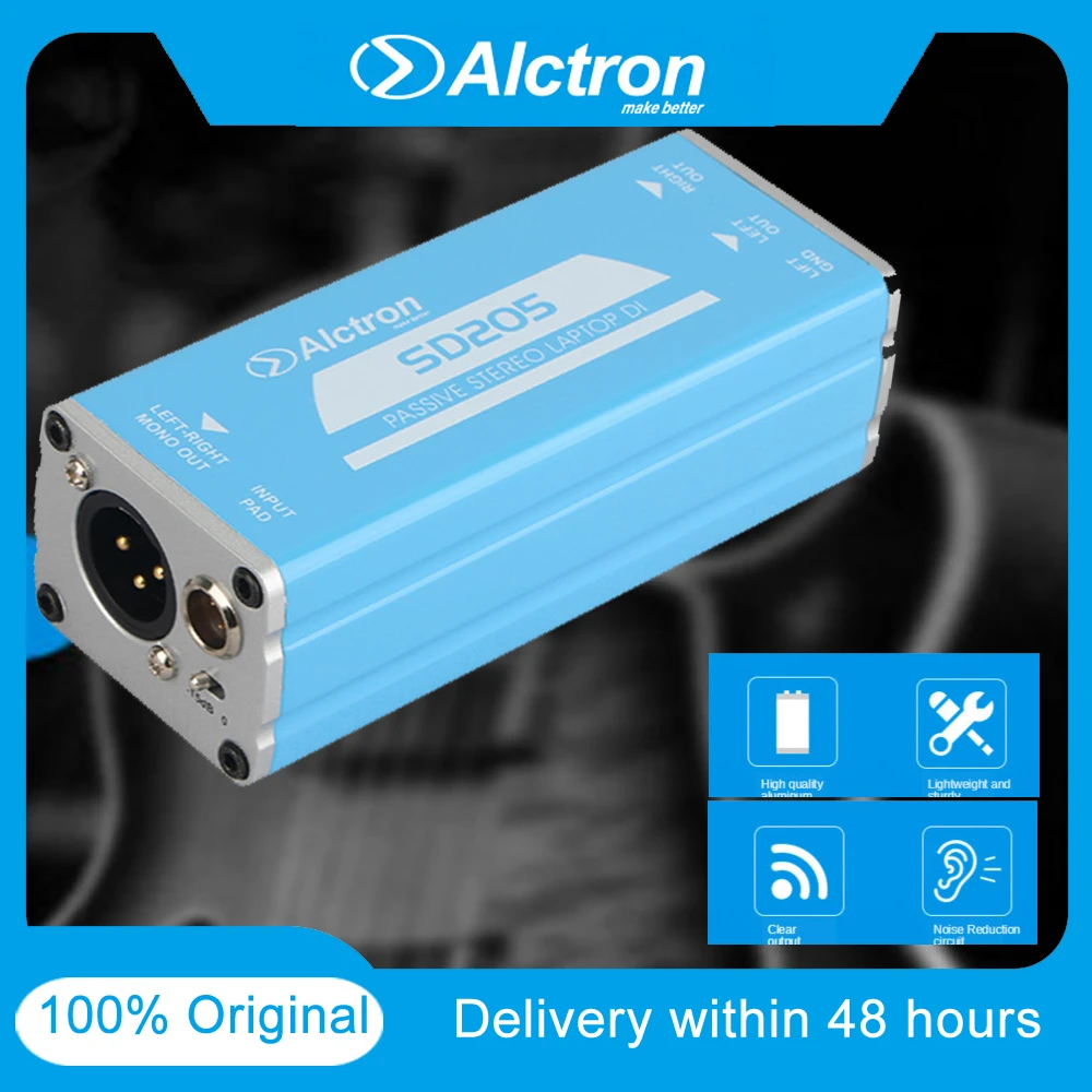 SD205 Passive Alctron Direct Box Stereo DI Box  3