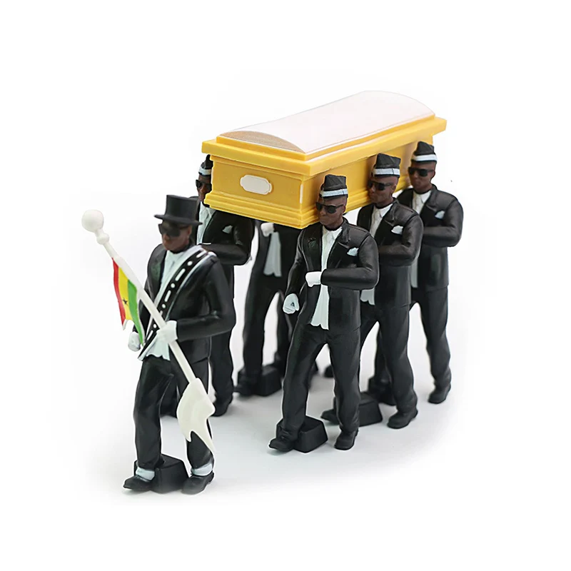 Черный человек для переноски Coffintrend украшения Negro несущий гроб Танцующая игрушка