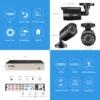 ZOSI 8CH CCTV System H.265+ HD-TVI DVR kit 8 1080p Home Security Waterproof Outdoor Night Vision Camera Video Surveillance Kit ► Photo 2/6