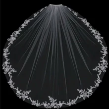 Короткое платье белого цвета и цвета слоновой кости, размеры для возраста от 1 Свадебные фаты для невест аппликация, вуаль невесты с расческой