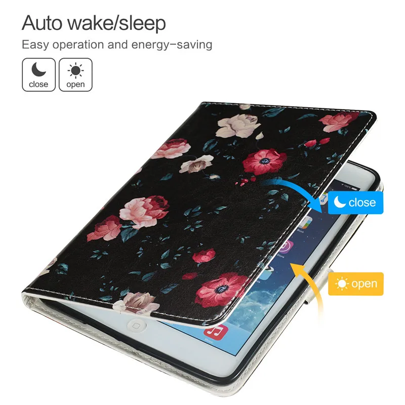 Wekays для Apple IPad Pro 9,7 дюйма мультфильм Смарт кожаный чехол для Coque IPad Pro 9," A1673 A1674 A1675 чехол