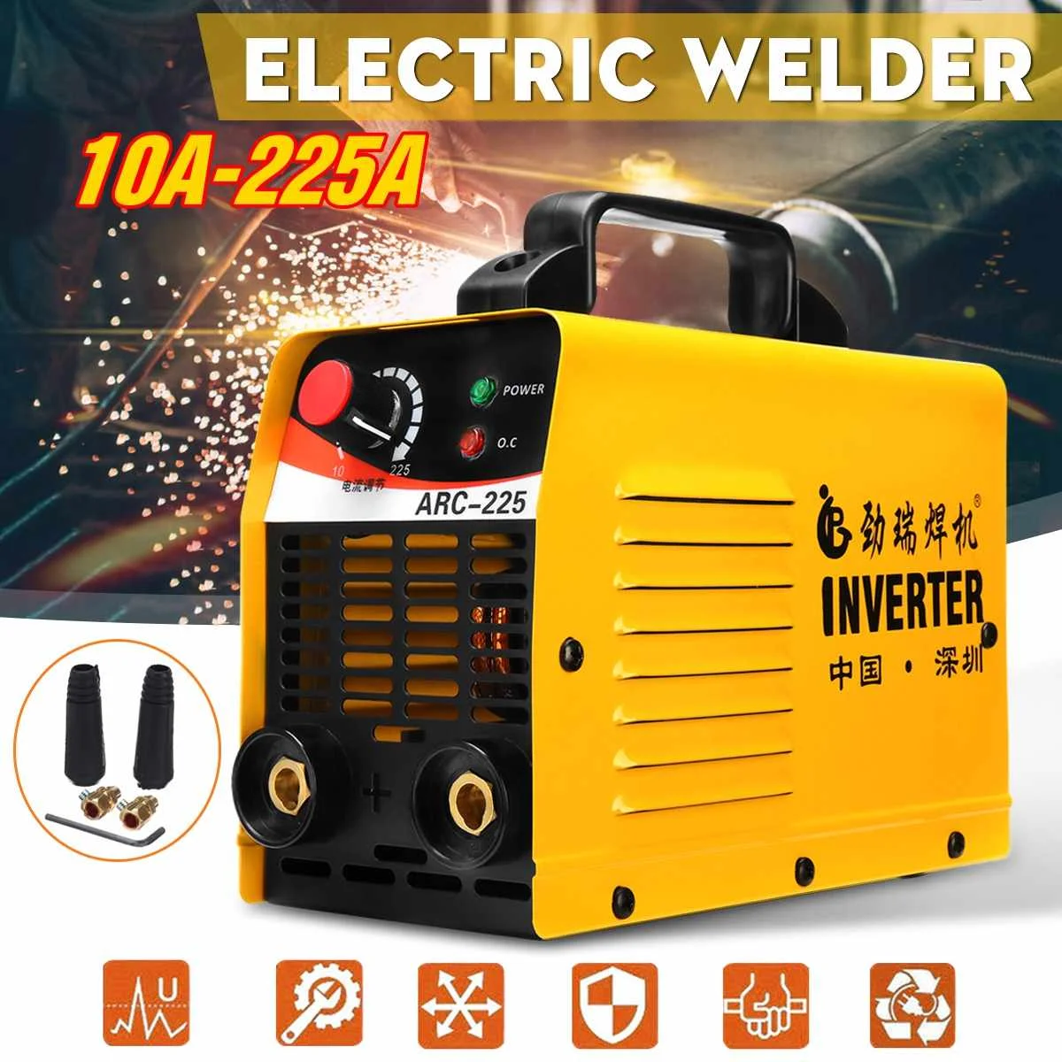 

ACR ZX7 IGBT MMA Arc Welders Portable Welding Machine Current Adjustable Inverter Welding Tools