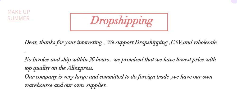 dropshipping