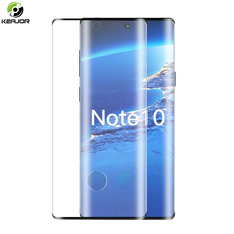 

Film For Samsung Galaxy Note 10 Plus Pro Tempered Glass 3D Curved Edge Screen Protector On For Samsung Note 10 Protective Glass