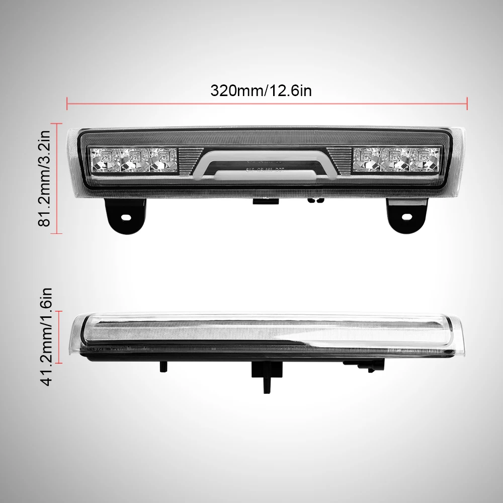 Прозрачный 3D светодиодный 3-й корпус для 2000-2006 GMC Yukon/Yukon XL 1500/Yukon XL 2500 задний тормозной светильник