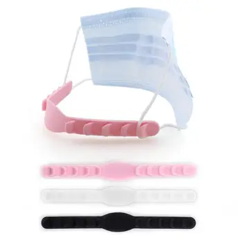 

DIY Mask Accessories Face Mask Strap Silicone Adjustable Mask Ear Protector Face Mask Extend Band For Adults And Children Hot