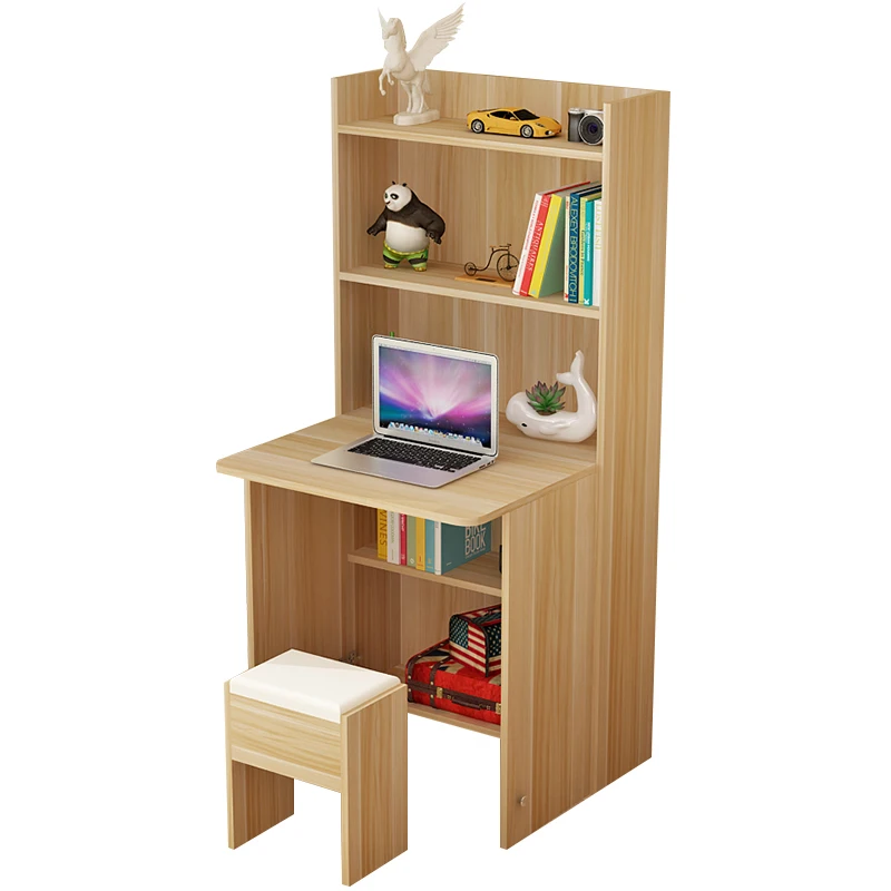 Bookcase Desk One Student Bedside Small Table Home Simple Bedroom