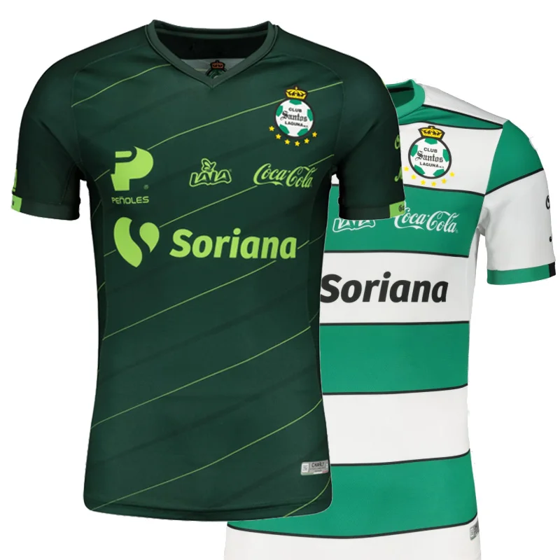 

High quality Santos Laguna 2019 2020 home Away camiseta jersey man Mexico FC Los Guerreros The Warriors 19 20 Julio Cesar Furch