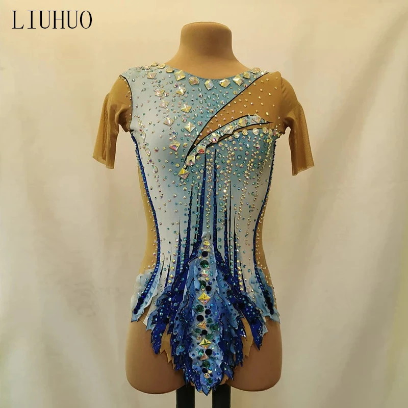 Robe De Patinage Artistique Adulte Rouge RDWang (Taille 6-XXL, Neuve)