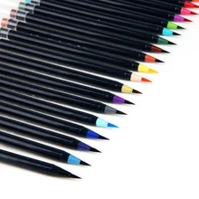 Многоцветная ручка с мягкой головкой ручка-кисть для каллиграфии красивая ручка цвета воды кисть цветная яркая Весенняя художественная маркер