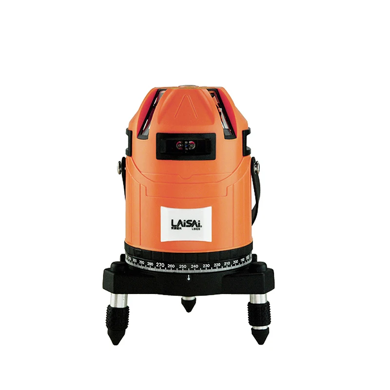 

LaiSai 8line Red LS628 laser level self-leveling horizontal and vertical 360 degrees to adjust high visibility